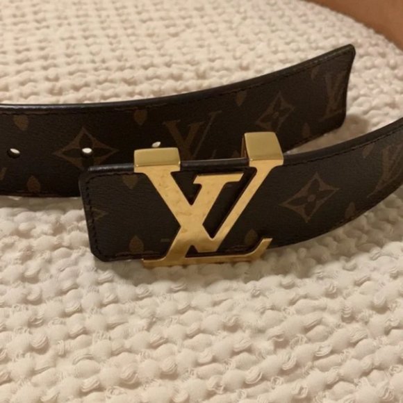 REAL! New Brown Monogram Intiales 100cm Belt - Picture 3 of 4